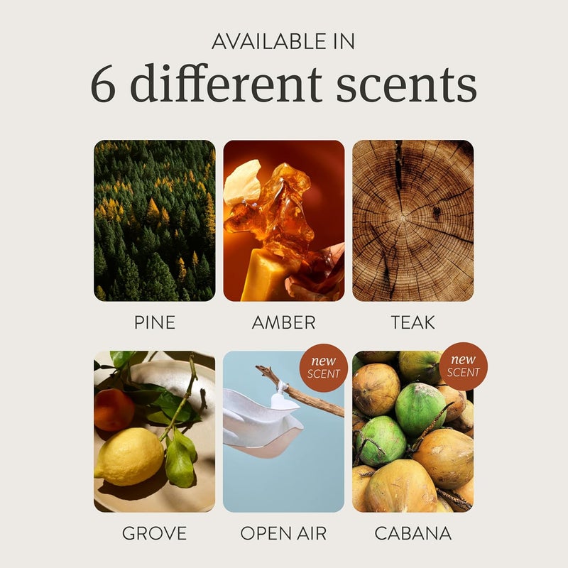 Drift Car Air Freshener - The Original Wood Air Freshener - Car Odor Eliminator - Long Lasting Scent - Metal Clip - Essential Oils - Clean Ingredients - Pine Scent 3 Pack Refill - NO CLIP INCLUDED - Image 5